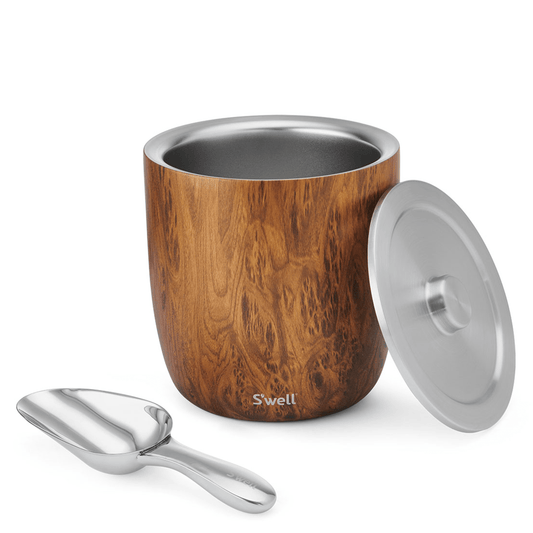 ice-bucket-xl-f8 Swell-Ice-Bucket-XL-100oz-Wood-Print-Teakwood-Angled-Lid-Off.png