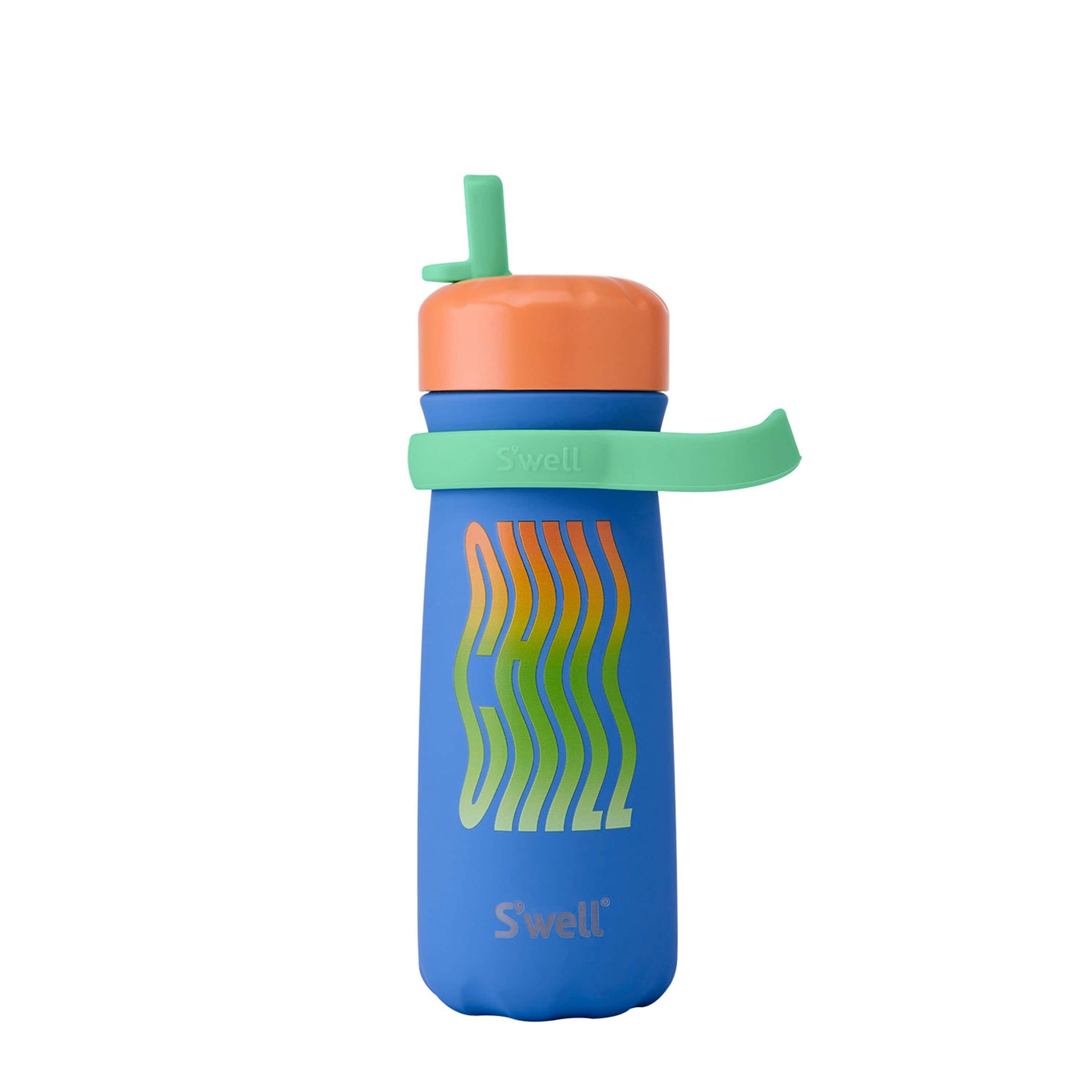 traveler-with-flip-straw-lid-16oz-l3 Swell-Kids-Water-Bottle-Traveler-16oz-Blue-Chill-Front-Lid-Up.jpg