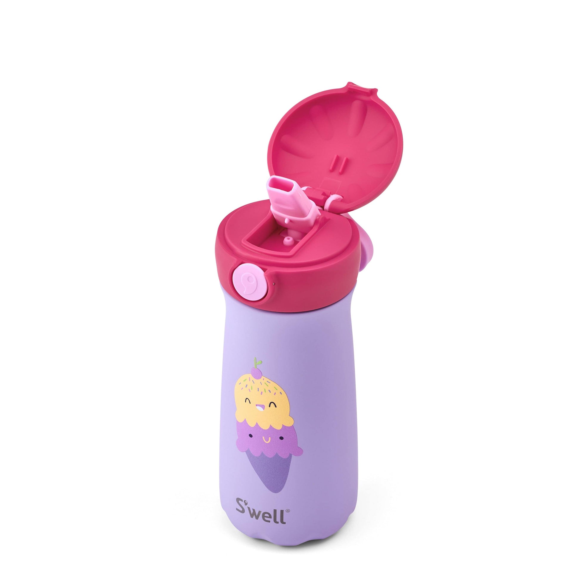 pop-top-traveler-14oz-w9 Swell14ozKidsPopTopTravelerHappyScoopsIceCreamFrontAngledTopOpen.jpg